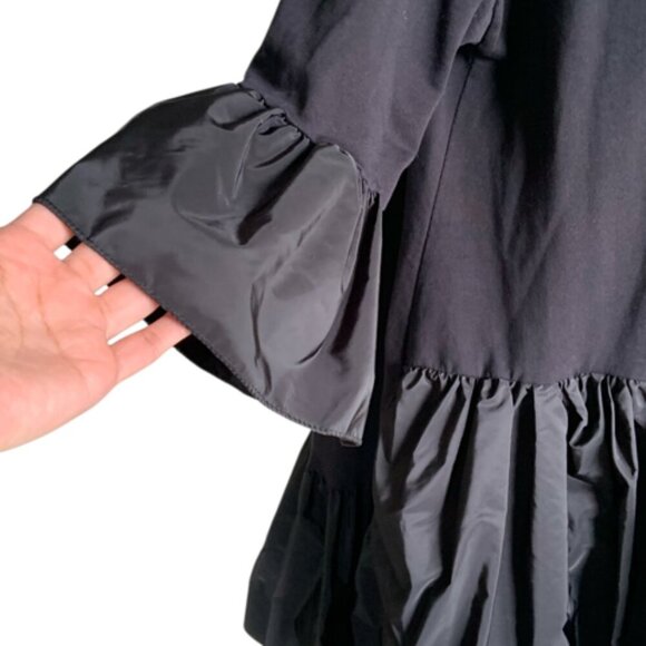 Asymmetrical Black Dress - Picture 7 of 10